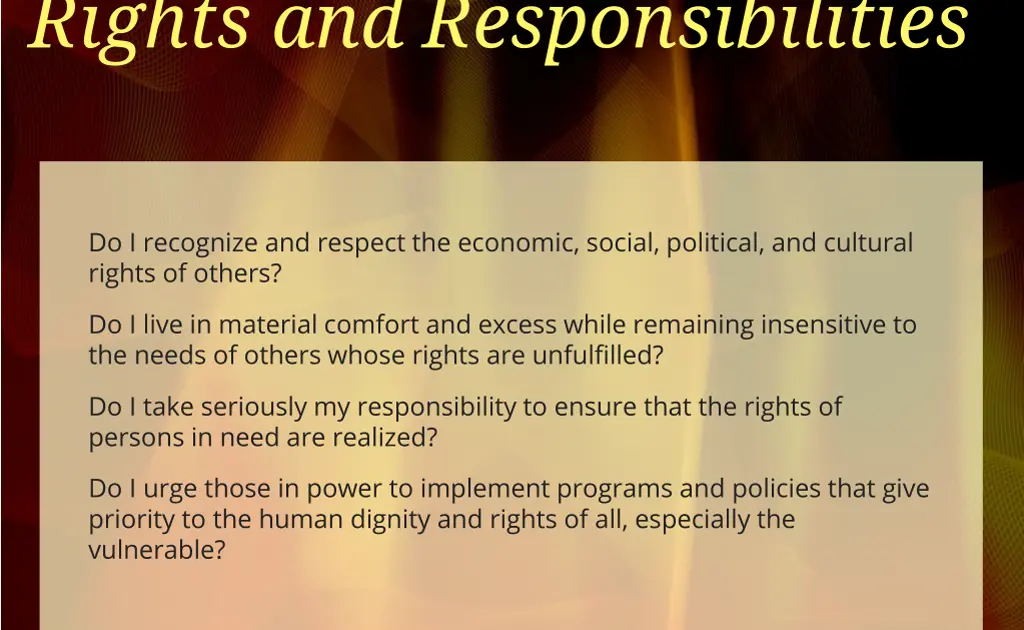 rights and responsibilities