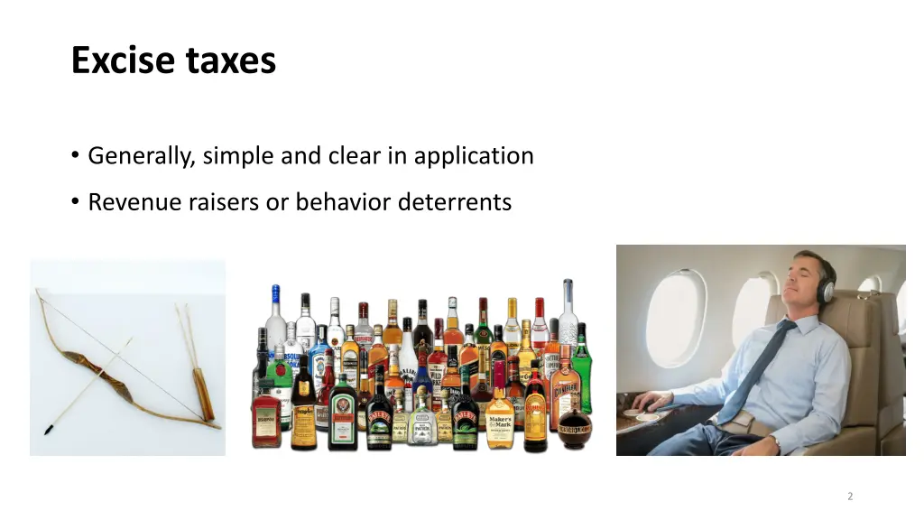 excise taxes