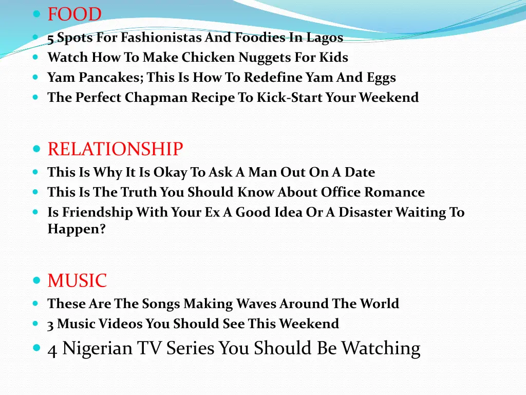 food 5 spots for fashionistasand foodies in lagos