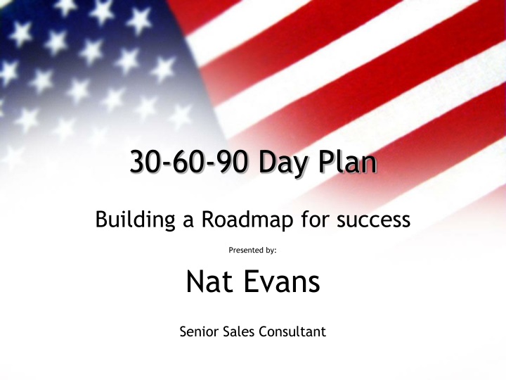 30 60 90 day plan