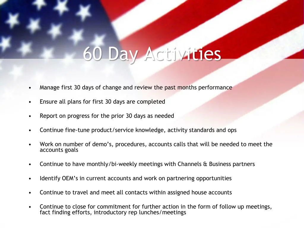 60 day activities