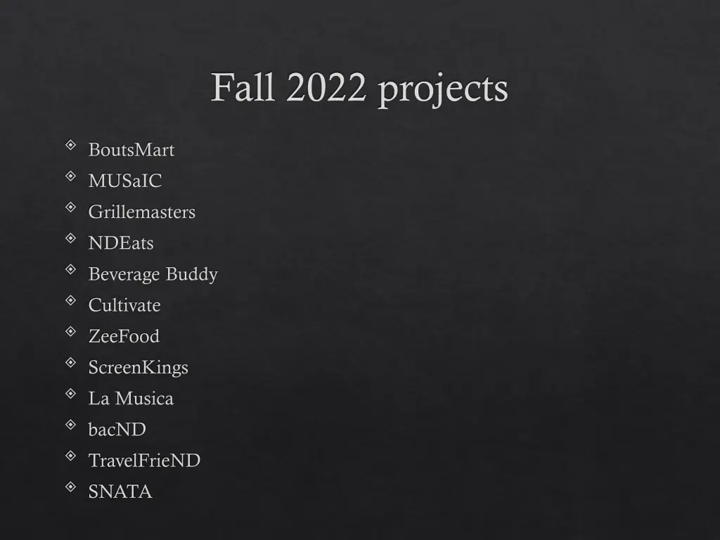 fall 2022 projects 1