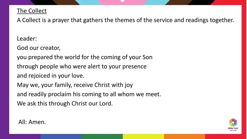 the collect a collect is a prayer that gathers