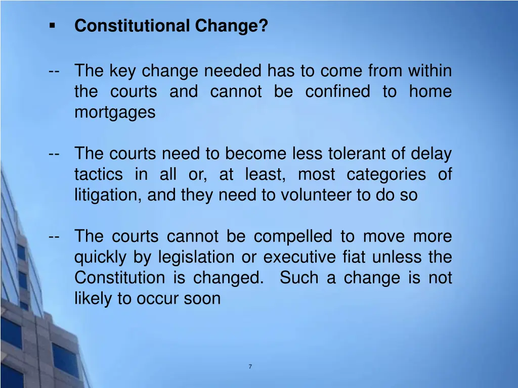 constitutional change