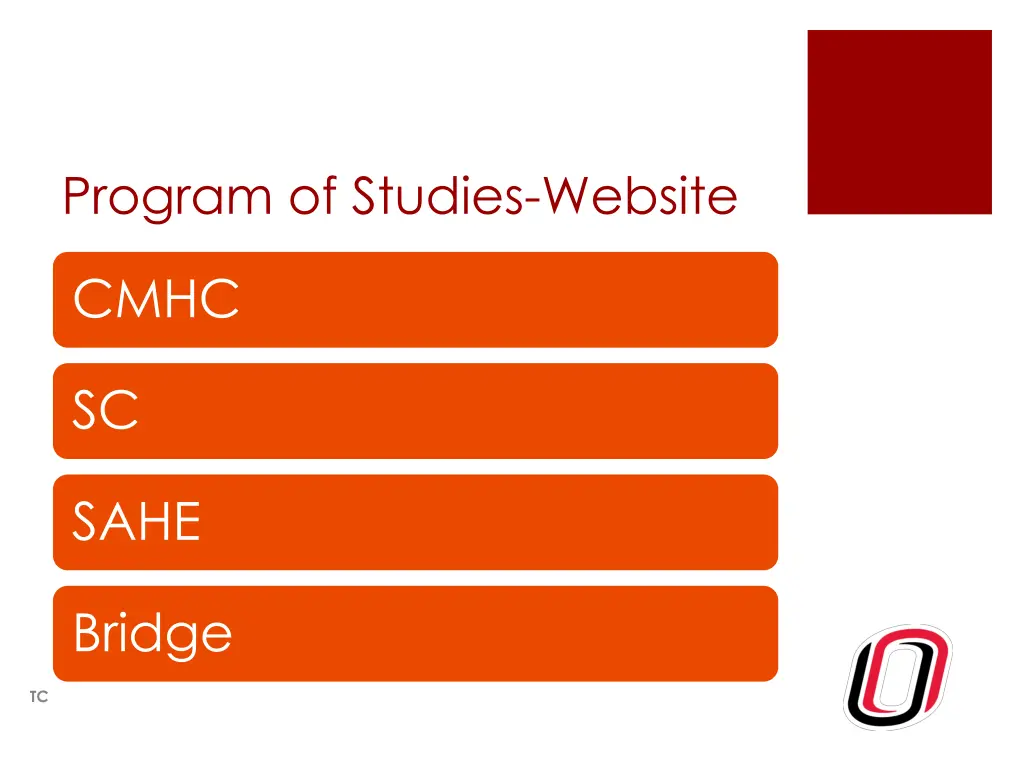 program of studies website