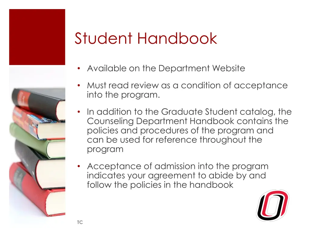student handbook