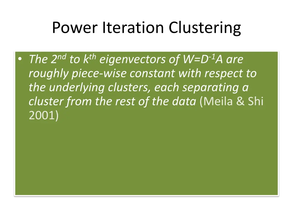 power iteration clustering 10