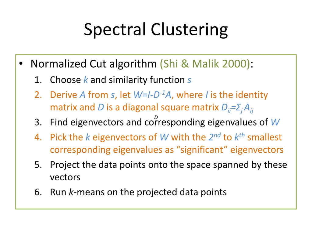 spectral clustering 8
