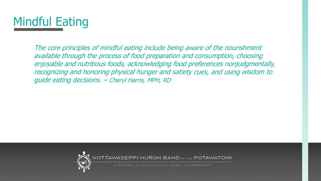 mindful eating
