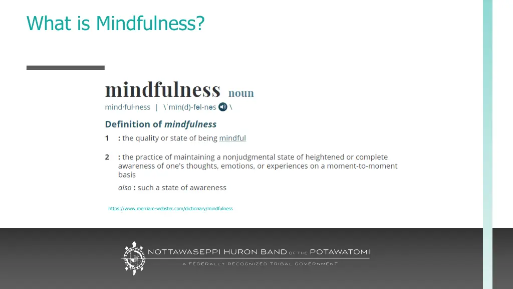 what is mindfulness