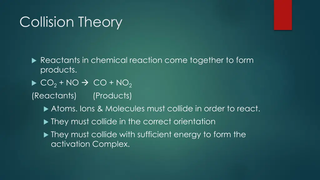 collision theory