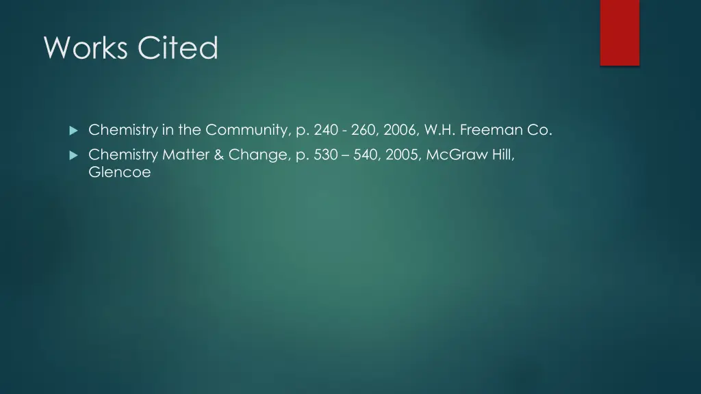 works cited
