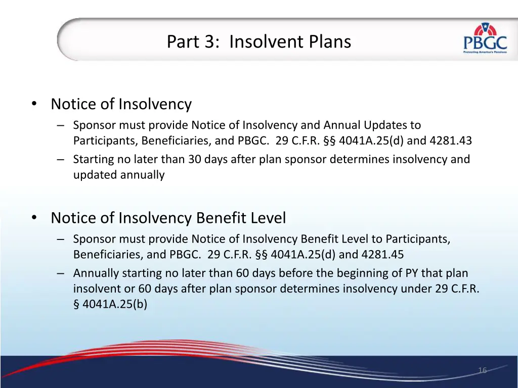 part 3 insolvent plans 1