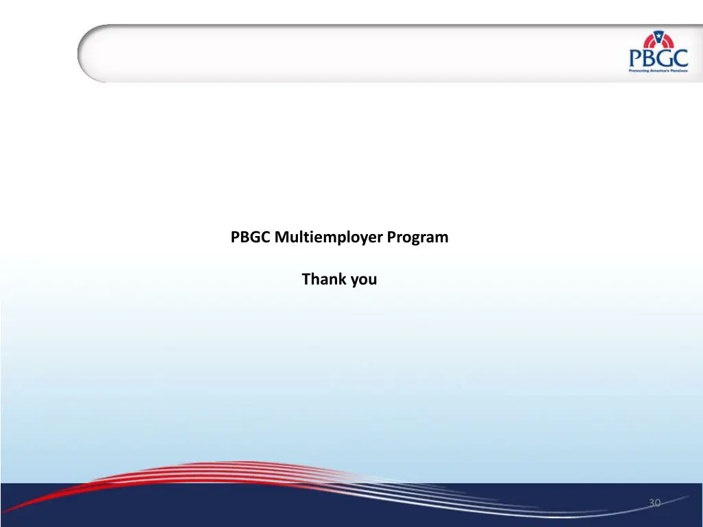 pbgc multiemployer program