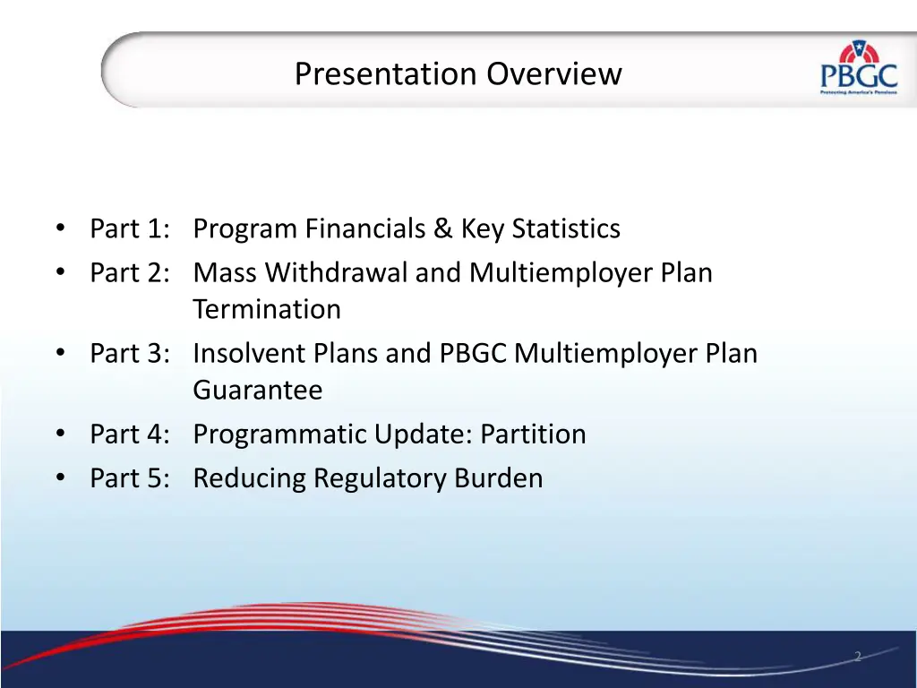 presentation overview