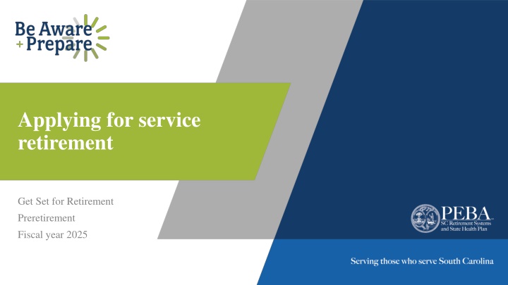applying for service retirement