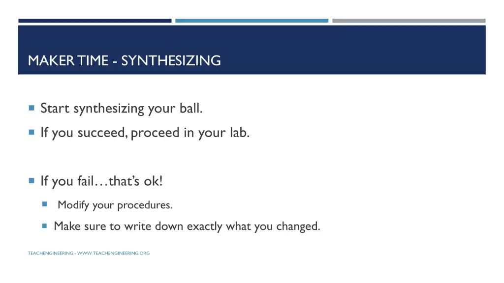 maker time synthesizing