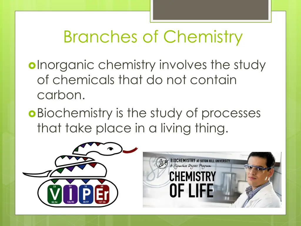 branches of chemistry 1