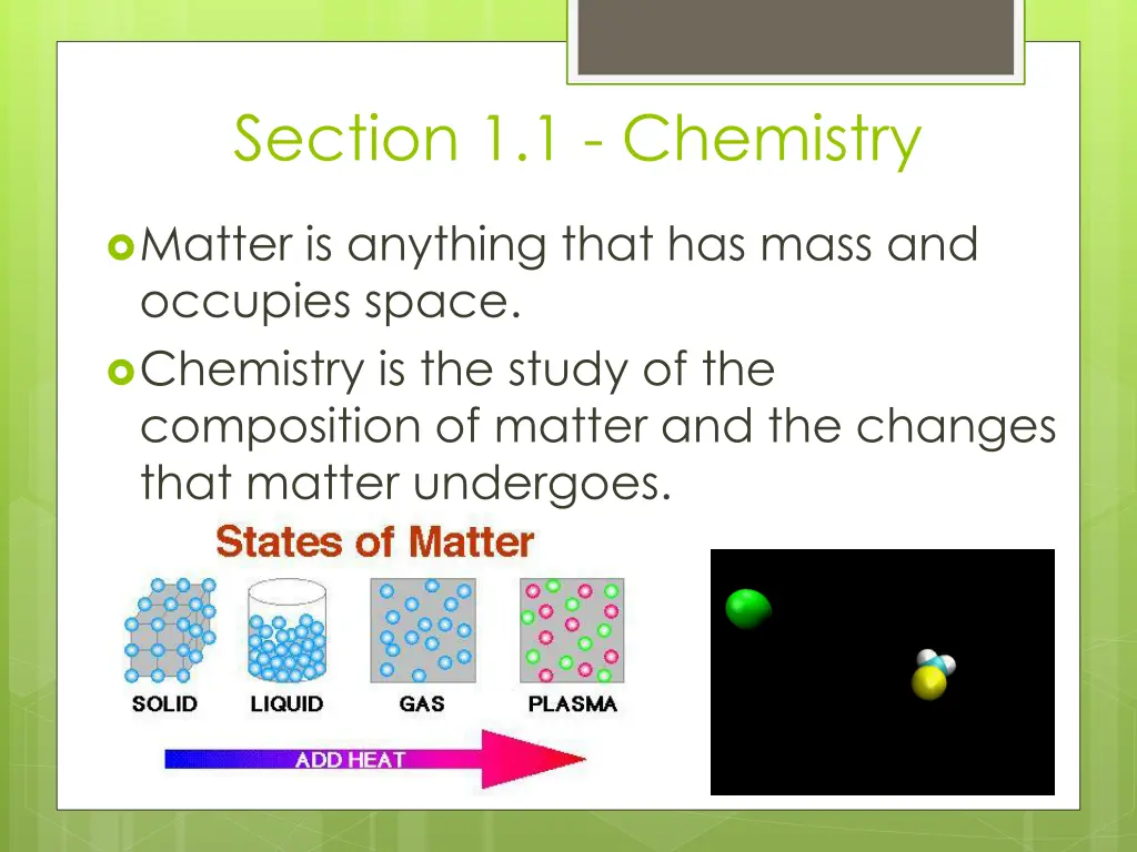 section 1 1 chemistry