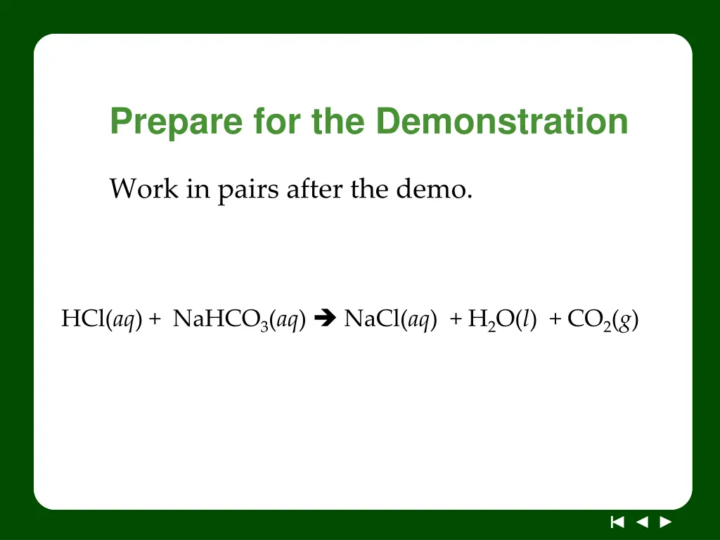 prepare for the demonstration