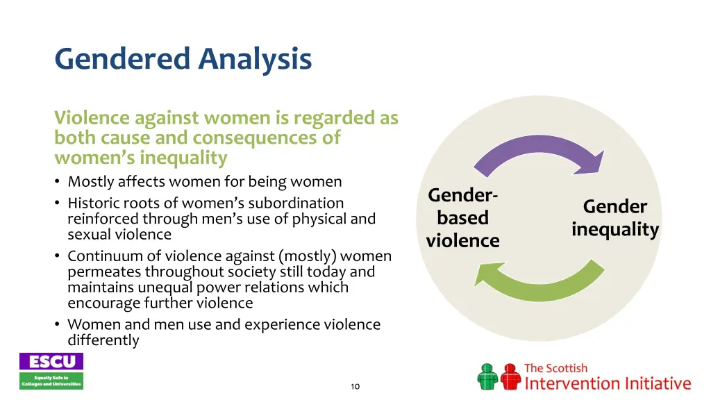 gendered analysis