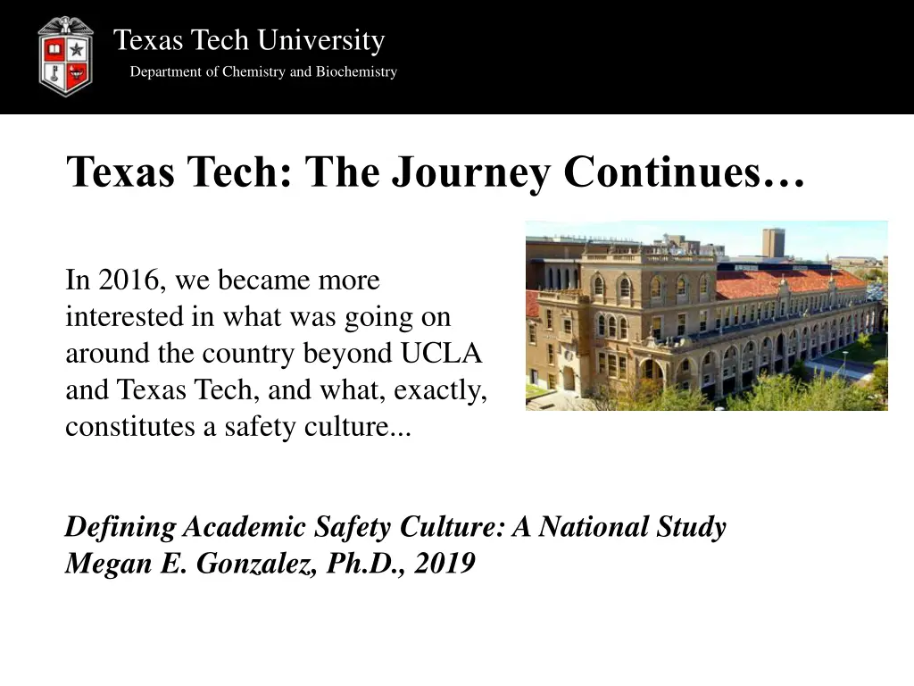 texas tech university department of chemistry 18