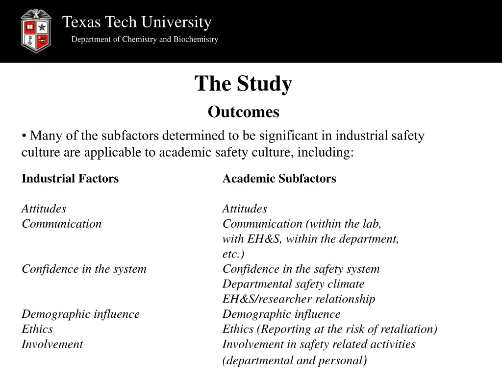 texas tech university department of chemistry 21