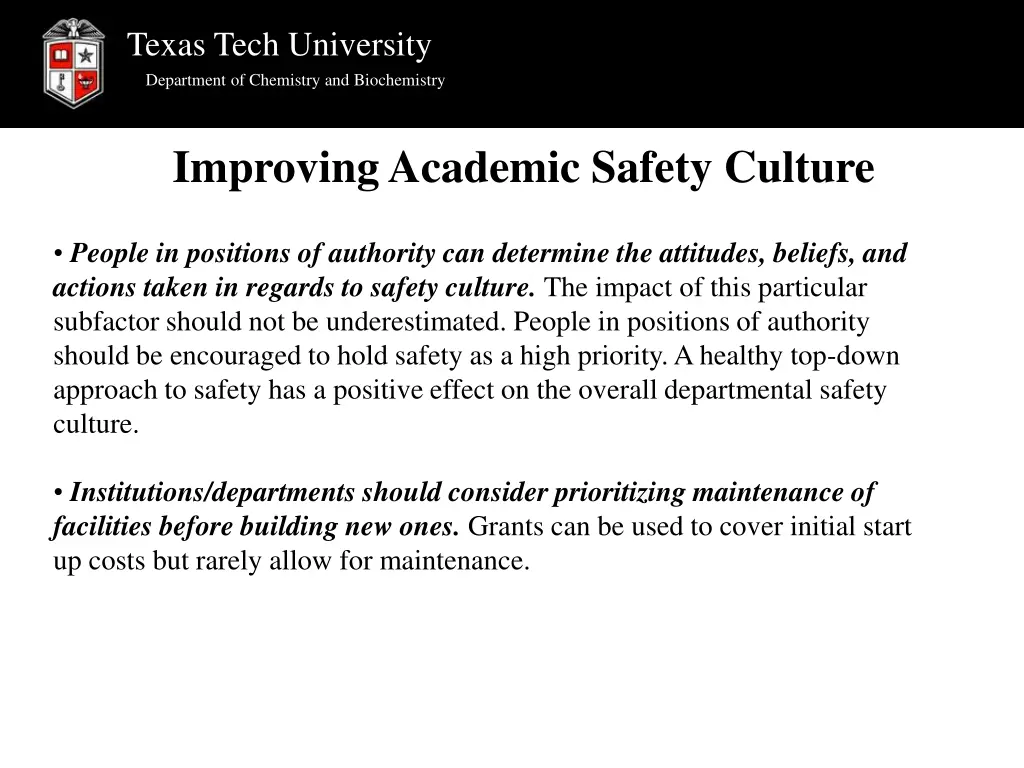 texas tech university department of chemistry 26