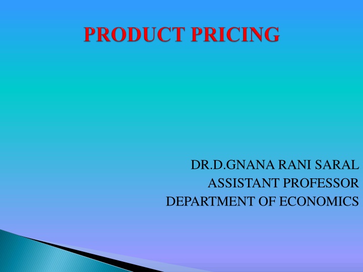dr d gnana rani saral assistant professor