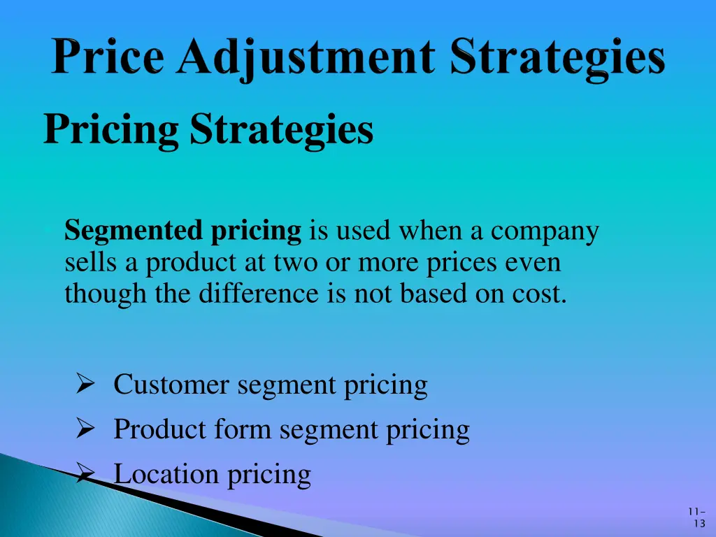 pricing strategies 2