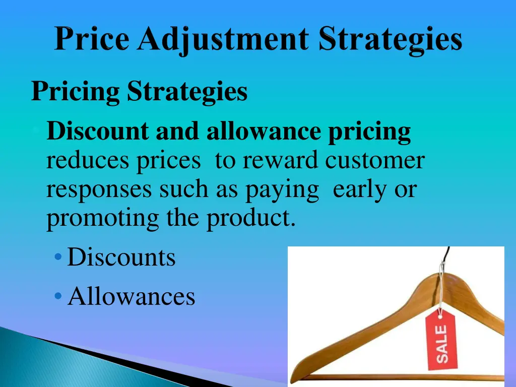 pricing strategies discount and allowance pricing 1