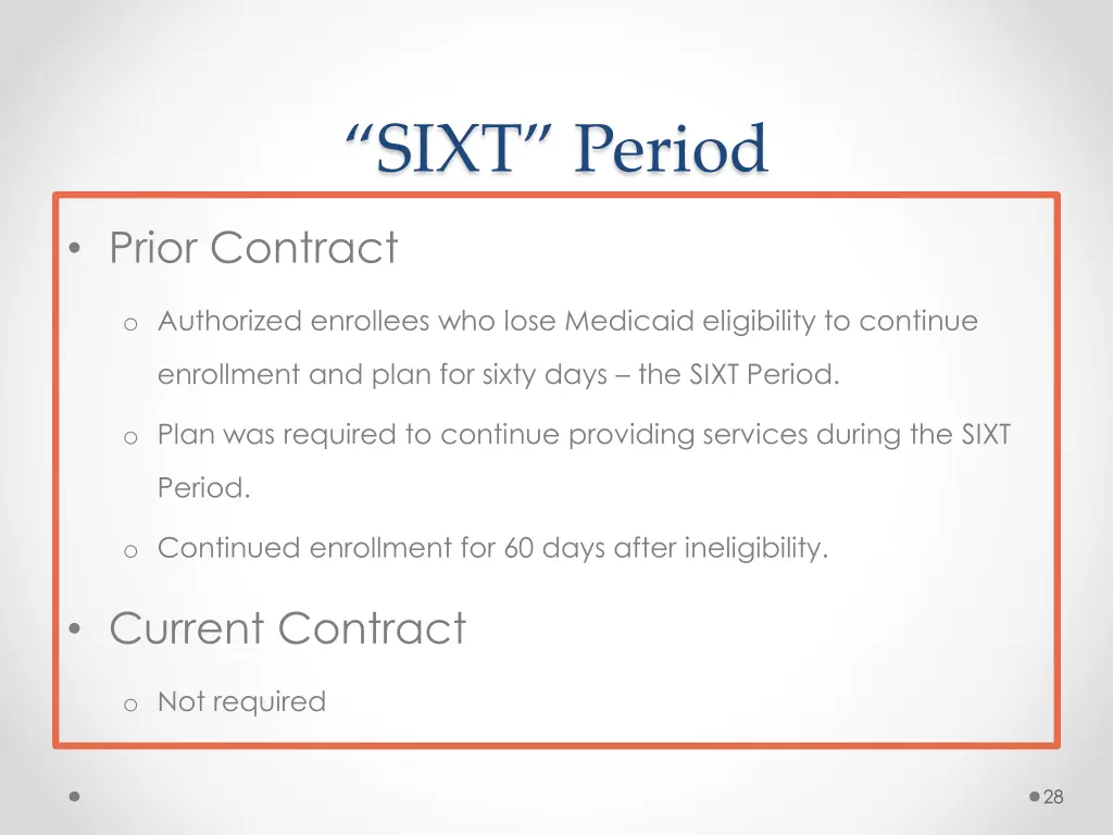sixt period