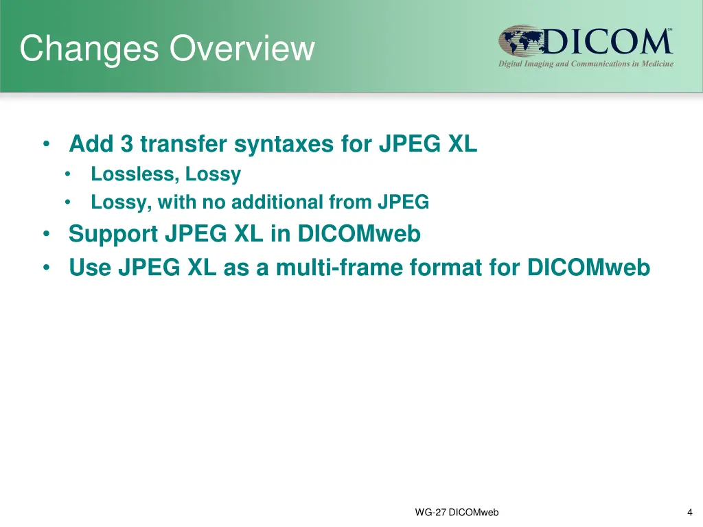 changes overview