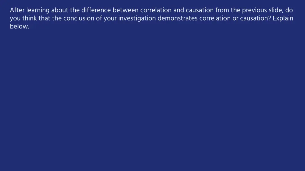 after learning about the difference between