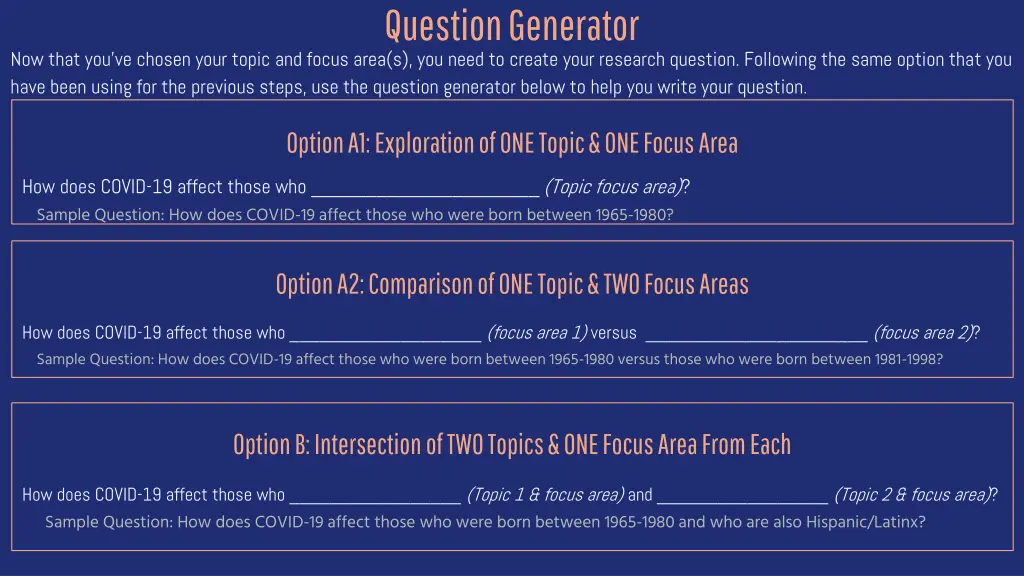 question generator
