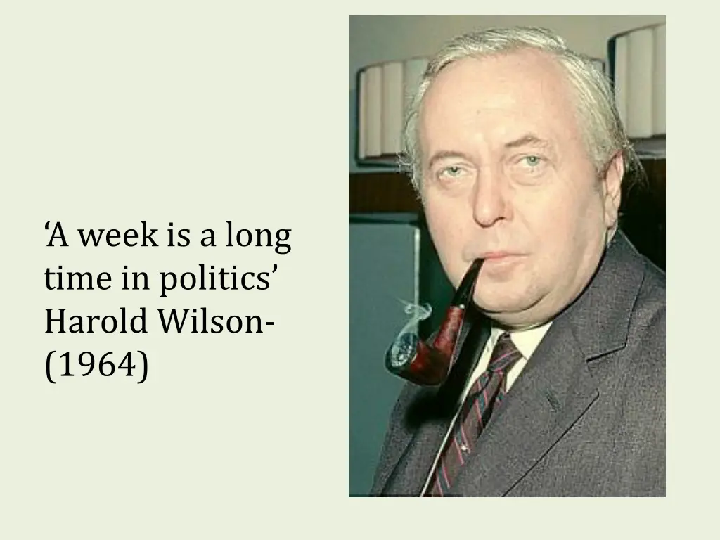 a week is a long time in politics harold wilson