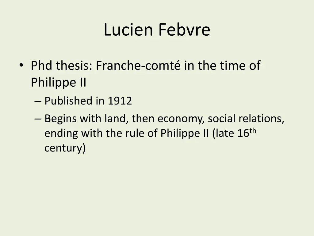 lucien febvre