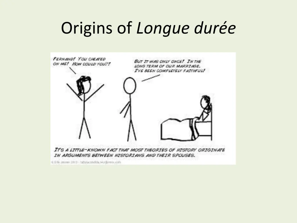 origins of longue dur e