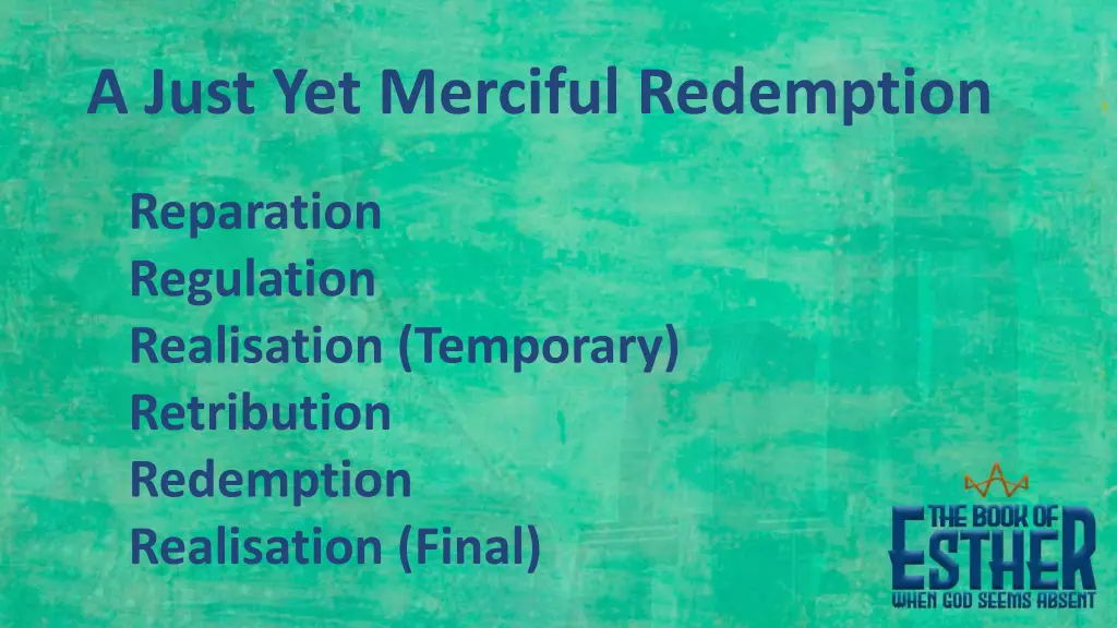 a just yet merciful redemption 6
