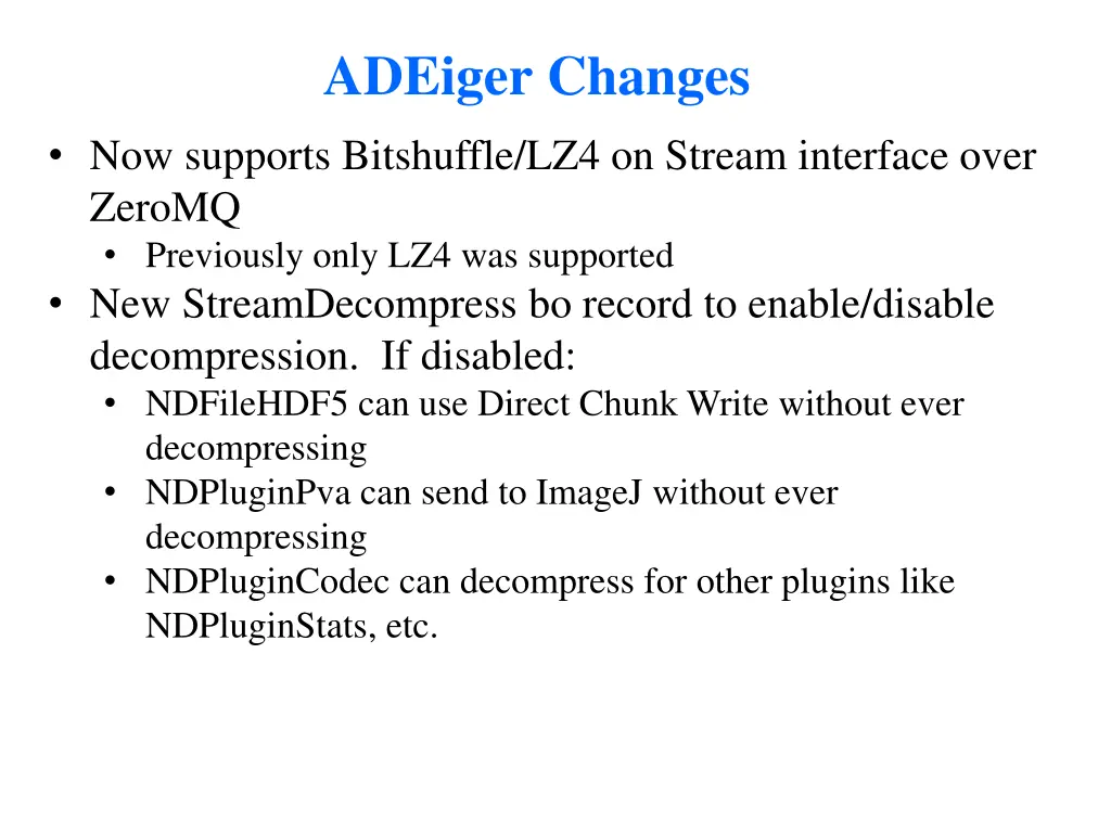adeiger changes