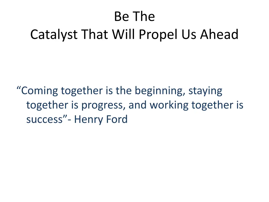 be the