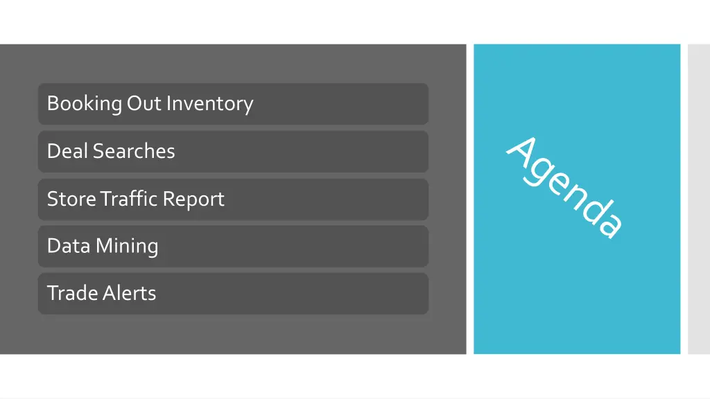 booking out inventory