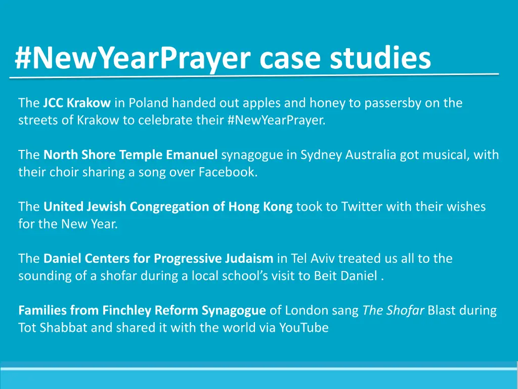 newyearprayer case studies