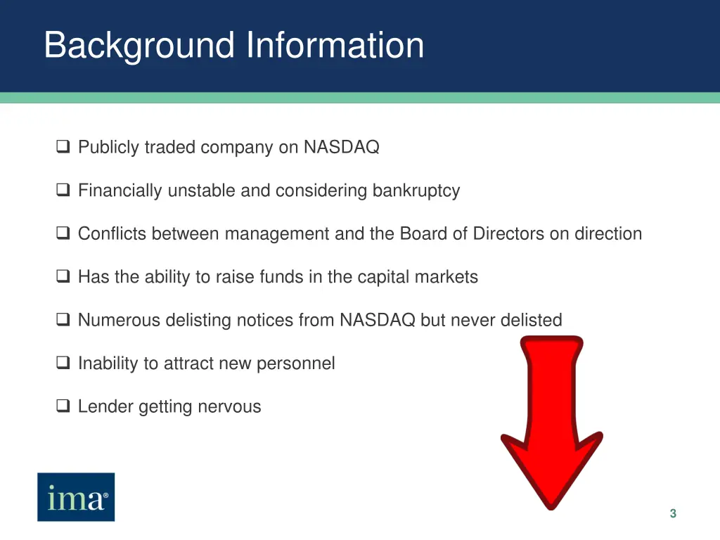 background information
