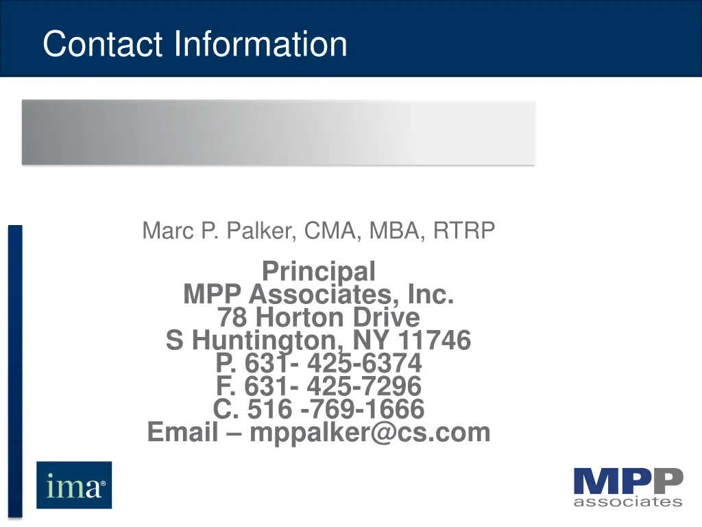 contact information