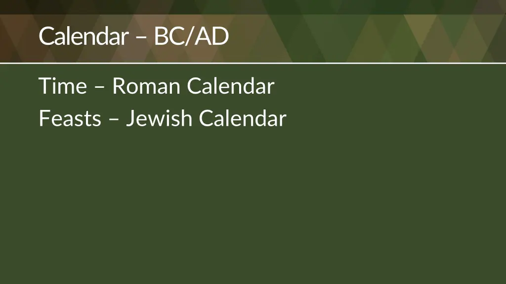 calendar bc ad