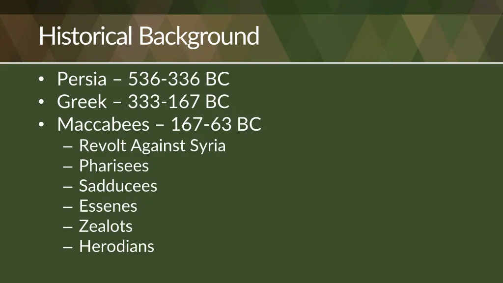 historical background 2
