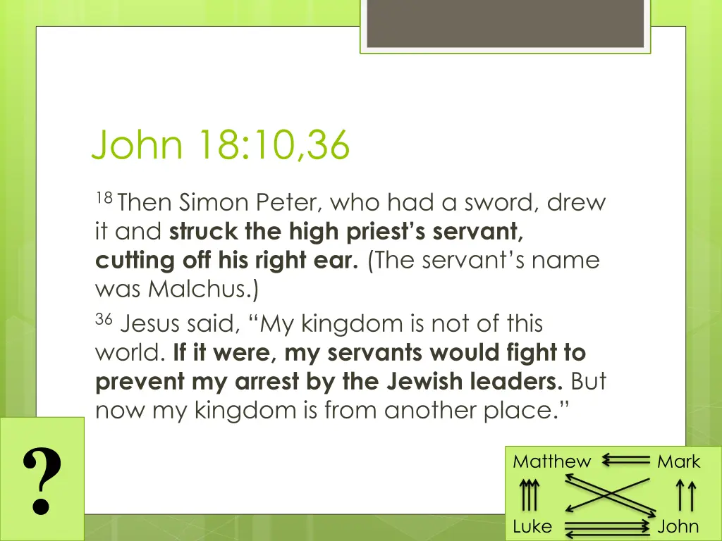 john 18 10 36