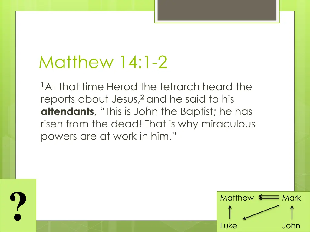 matthew 14 1 2