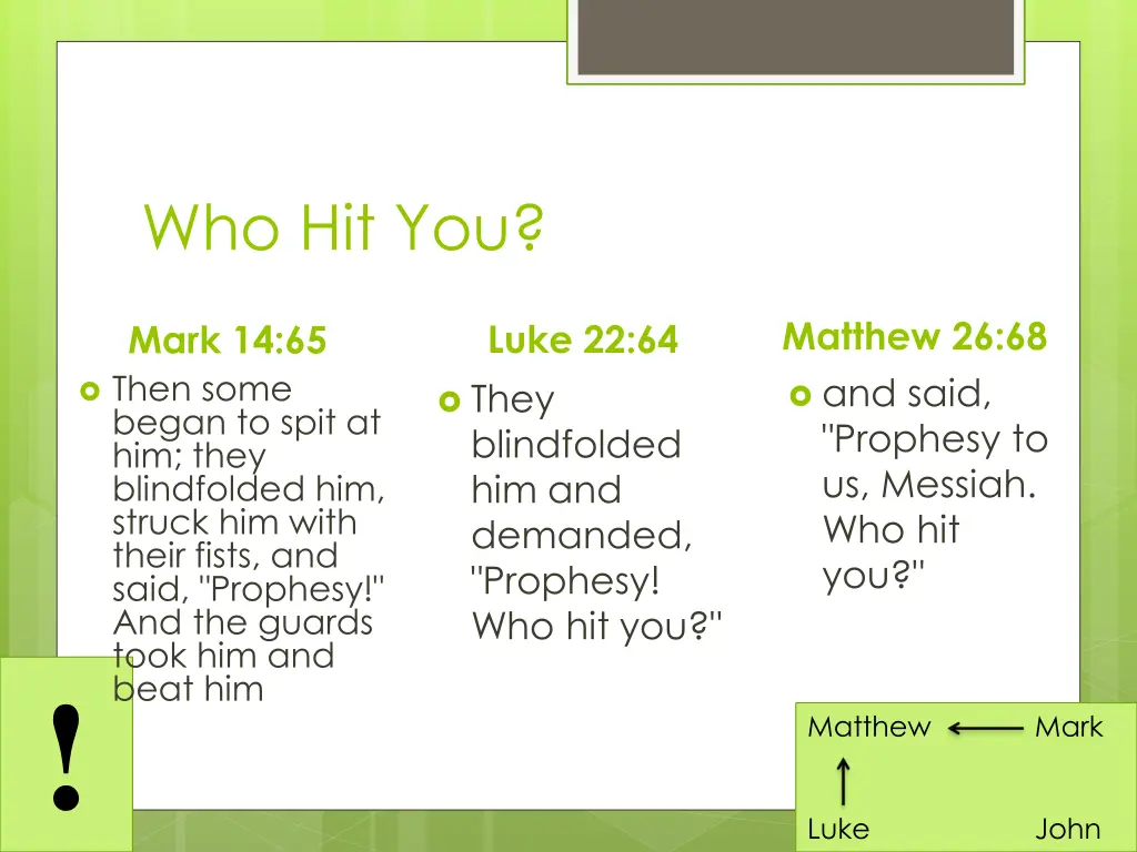 who hit you 1